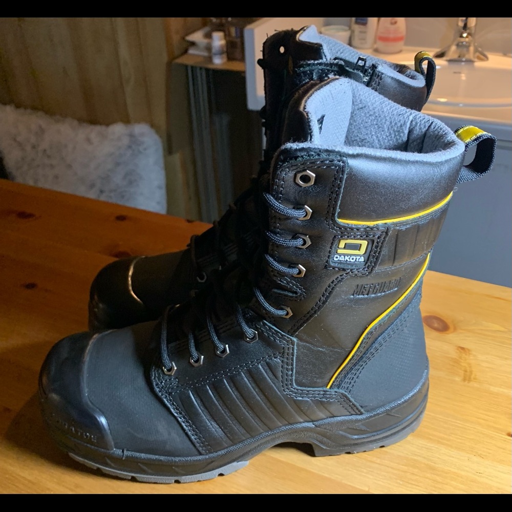 Men's 8 Inch Work Boots - Picture 4 of 6